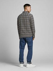 Рубашка Jack&Jones CHECK LS 12191200 Slim Tёмно-синий XL synthetic.ua - Фото 1
