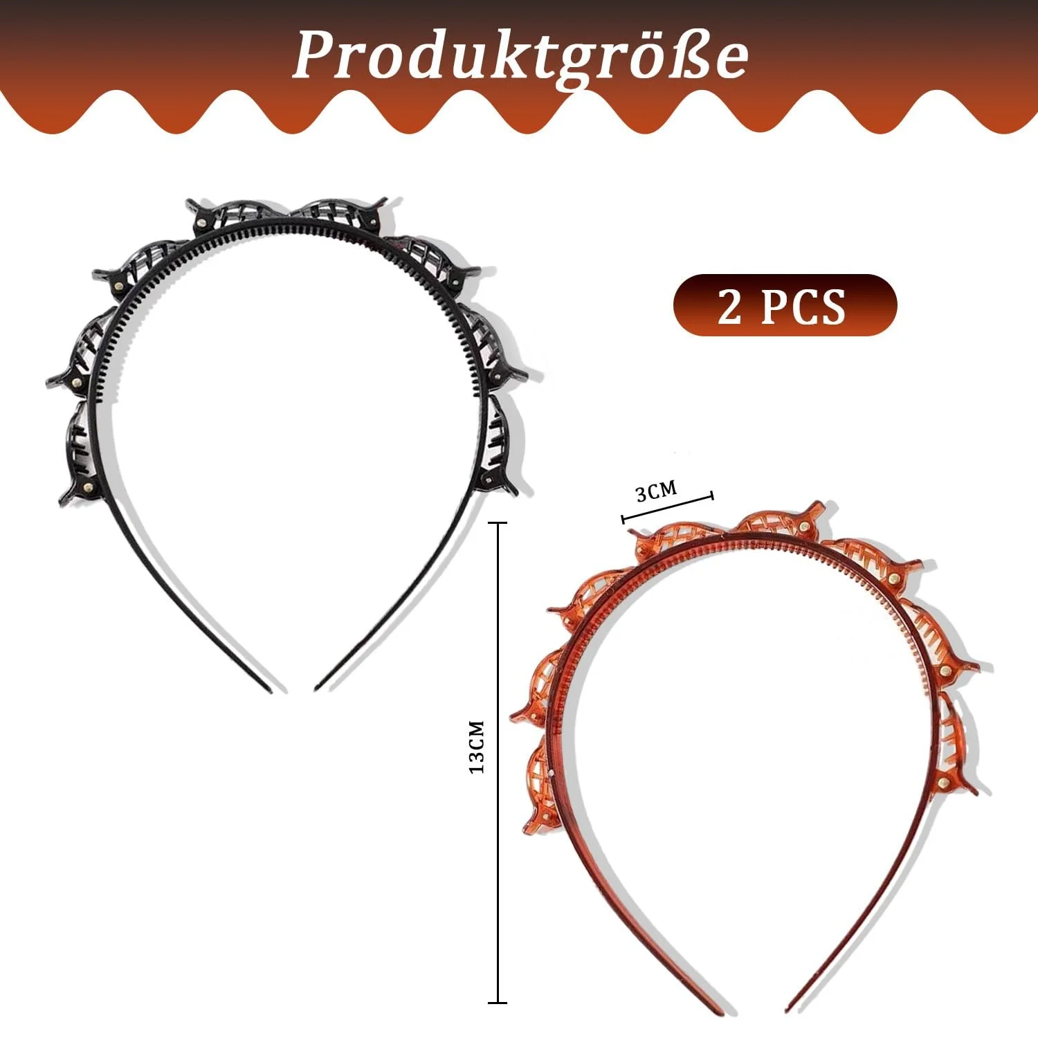 Набор из 2 обручей с зажимами., фото №2