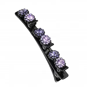 Купить Заколка для волос плетёная со стразами - Фото 1 Заколка для волос плетёная со стразами - Фото 1