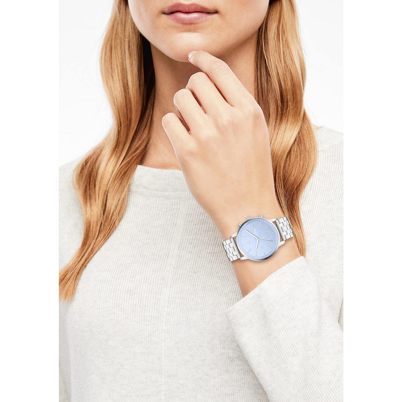 Жіночий годинник s.Oliver, аналоговий кварцовий, нержавіюча сталь, срібно-синій, фото №3