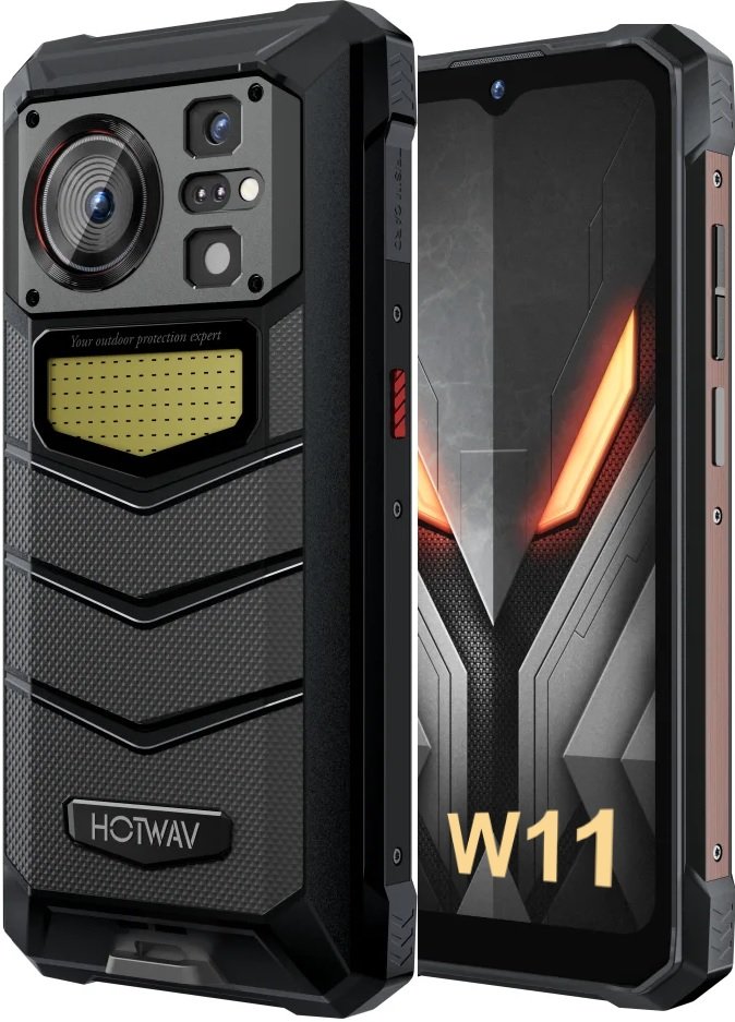 Противоударный телефон HOTWAV W11 6+6GB, 256GB, 20800 mAh, фото №2 Противоударный телефон HOTWAV W11 6+6GB, 256GB, 20800 mAh, фото №2