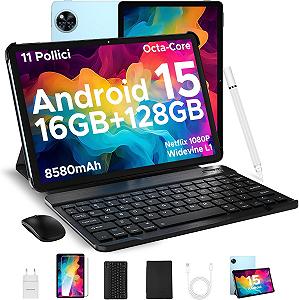 Планшет 11" DOOGEE U11 (4+12)/128Gb 8 ядер Android 15 8580 мАг Блакитний  - Фото 1