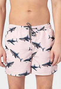 Шорти для плавання JJIBALI JJSWIMSHORTS AKM SEA ANIMALS 12184799 Pink Dogwood Jack&Jones Розовий L - Фото 1