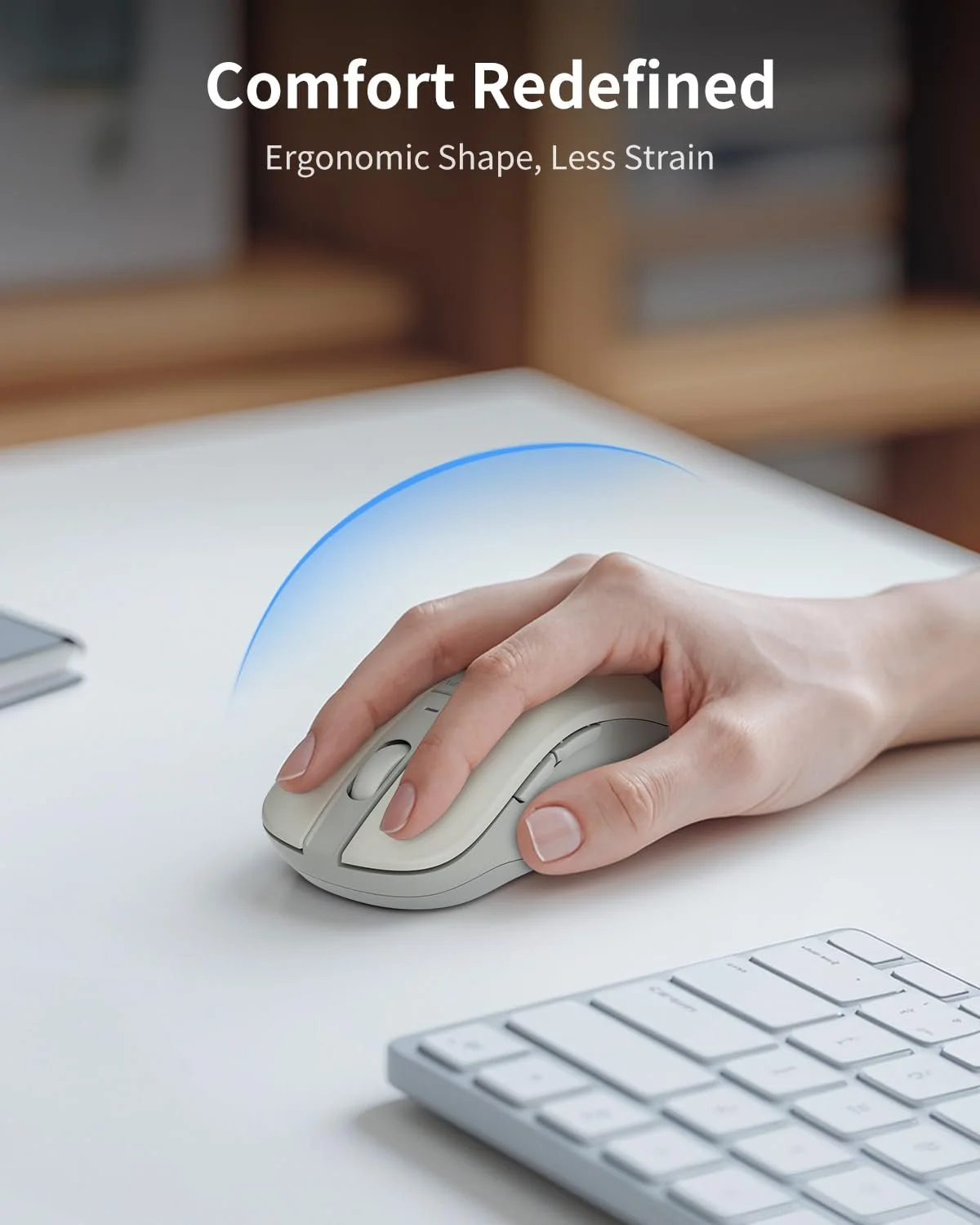 Мышь Беспроводная Lenovo WL300 Bluetooth с тихими нажатиями, 3 регулируемых DPI, фото №7