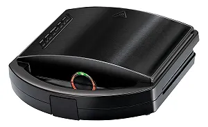 Сэндвичница MPM MOP-50M 750W - для приготовления 4 треугольных сэндвичей, корпус из нержавеющей стали - Фото 1