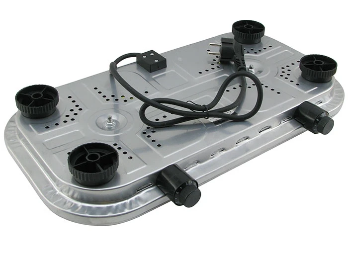 Плита электрическая Rainberg RB-007 настольная двухкомфорочная 3500 Вт 5 режимов работы Серая, фото №2