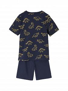 Комплект коротких піжам для хлопчиків (2 шт.) VERTBAUDET з динозаврами synthetic.ua - Фото 1