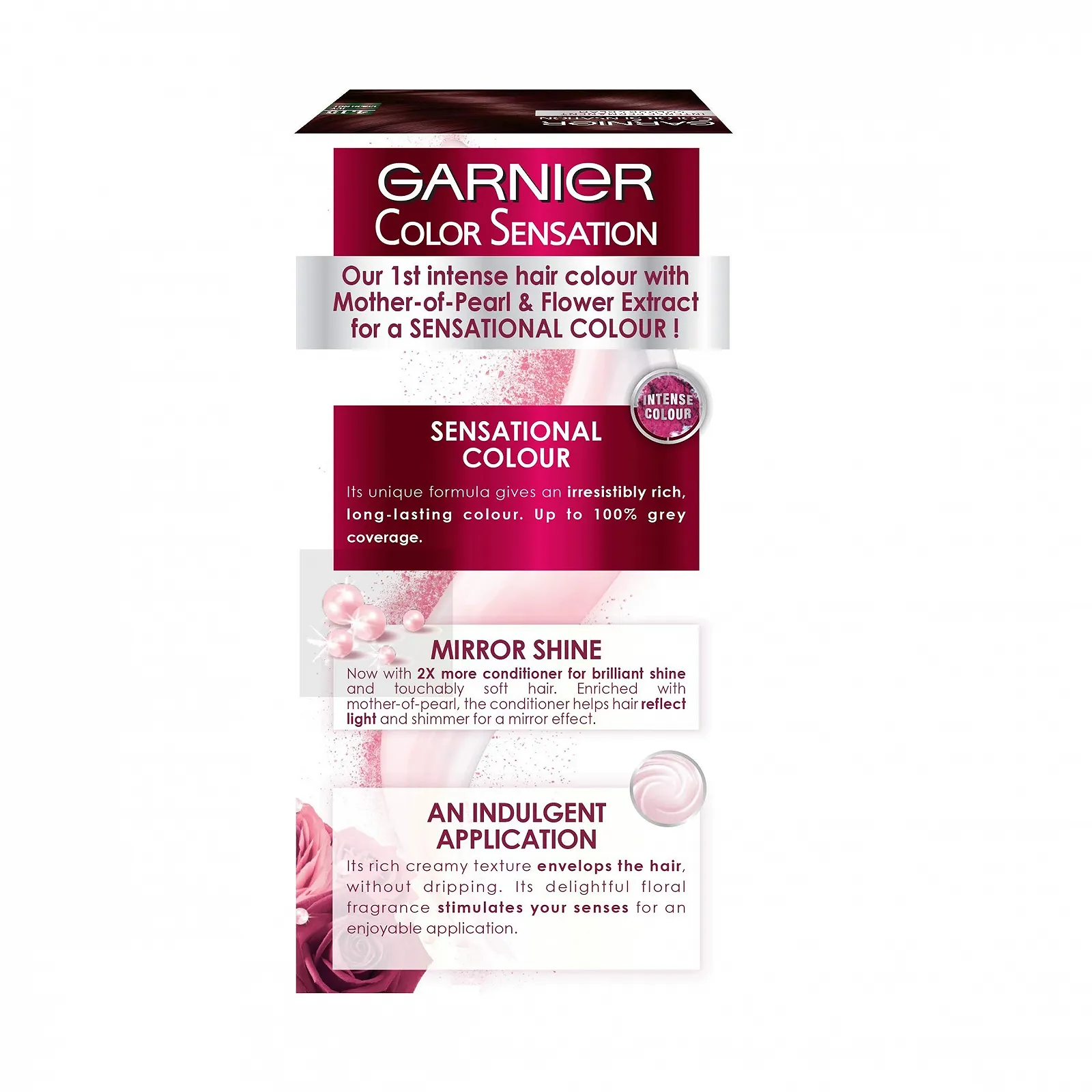 Фарба для волосся Garnier Color Sensation 4.15 Крижаний Каштан, фото №5