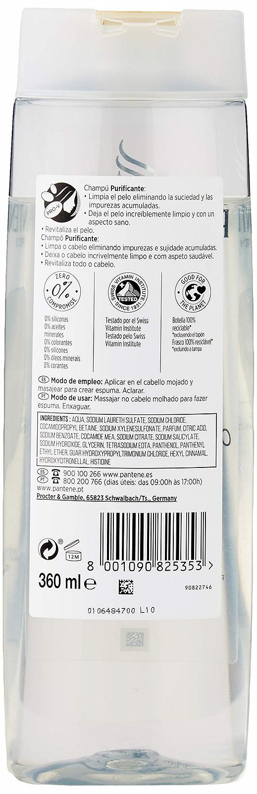 Шампунь Pantene Ch Purif 360 мл + 40 мл, фото №2 Шампунь Pantene Ch Purif 360 мл + 40 мл, фото №2