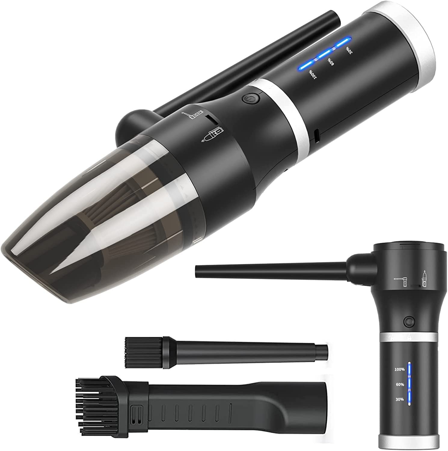 Электрическая воздуходувка и мини-пылесос ATEngeus 3 in 1 77000 RPM 7800mAh, фото №1