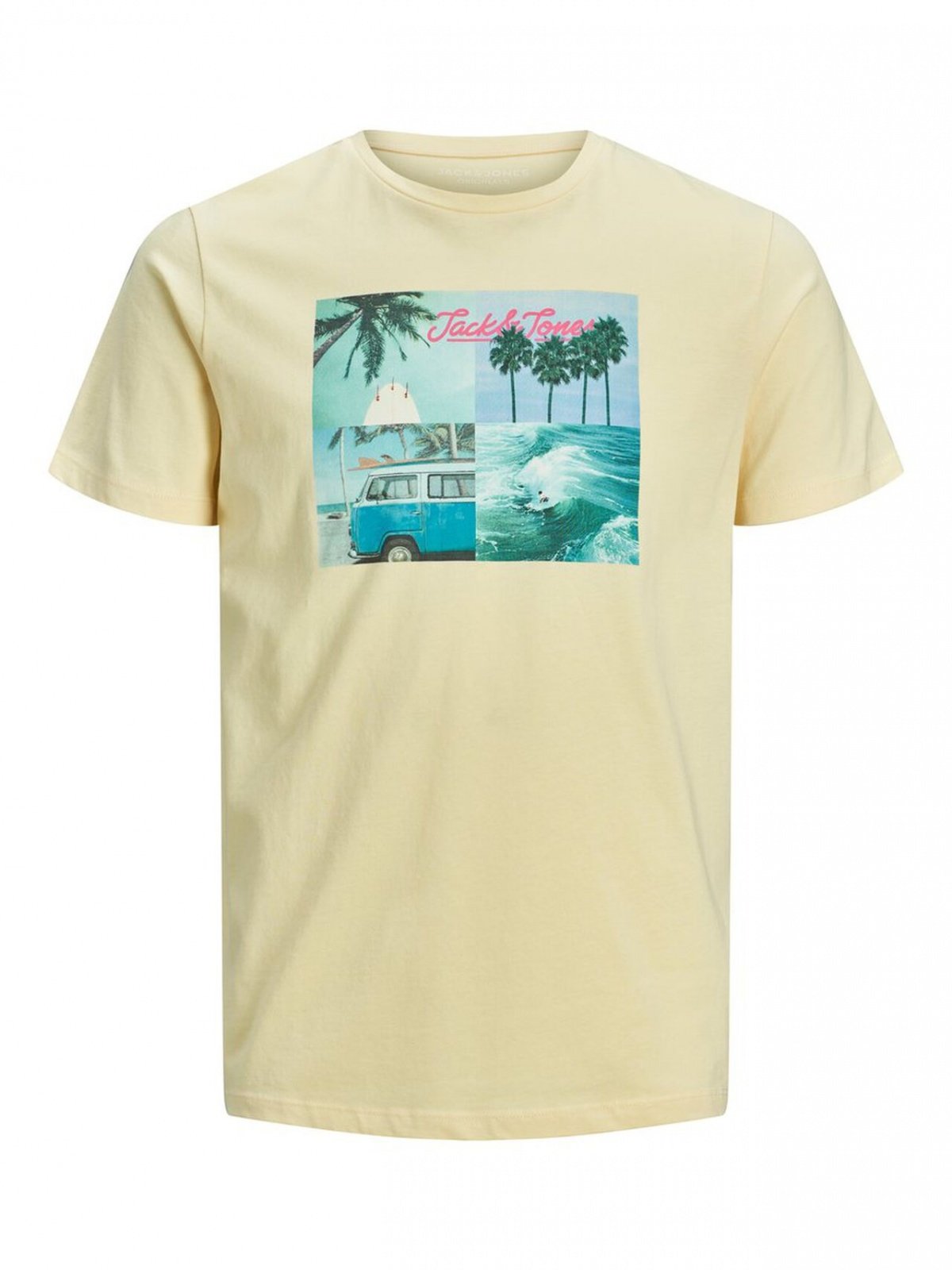 Футболка JORSUITE TEE SS CREW NECK 12171675 Flan Jack&Jones Жовтий XL, фото №1