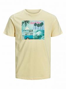 Футболка JORSUITE TEE SS CREW NECK 12171675 Flan Jack&Jones Жовтий XL - Фото 1