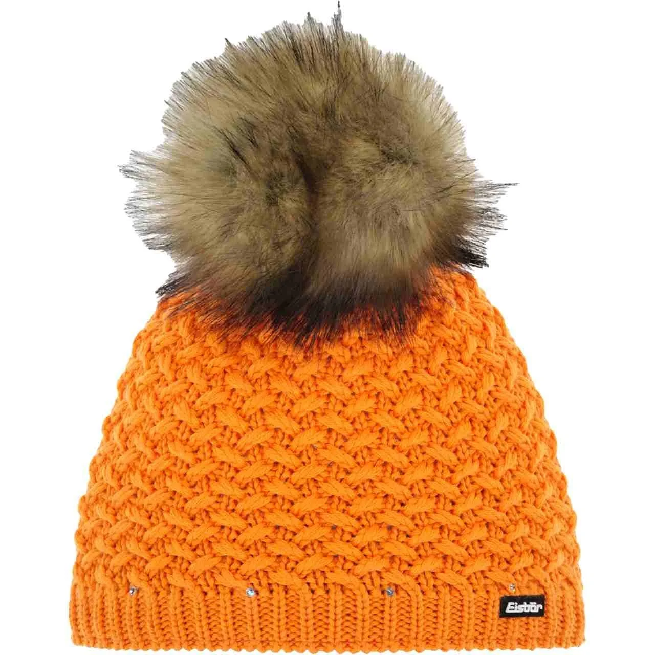 Детская шапка Eisbär Shanita Lux 71053, оранжевая, размер 55, фото №1 Детская шапка Eisbär Shanita Lux 71053, оранжевая, размер 55, фото №1