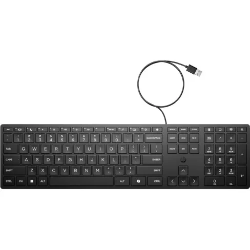 Клавиатура HP 320K USB UA Black (9SR37UT), фото №1