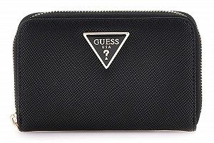Гаманець Жіночий GUESS Laurel slg zip around black A25GU45 ZG8500140 - Фото 1