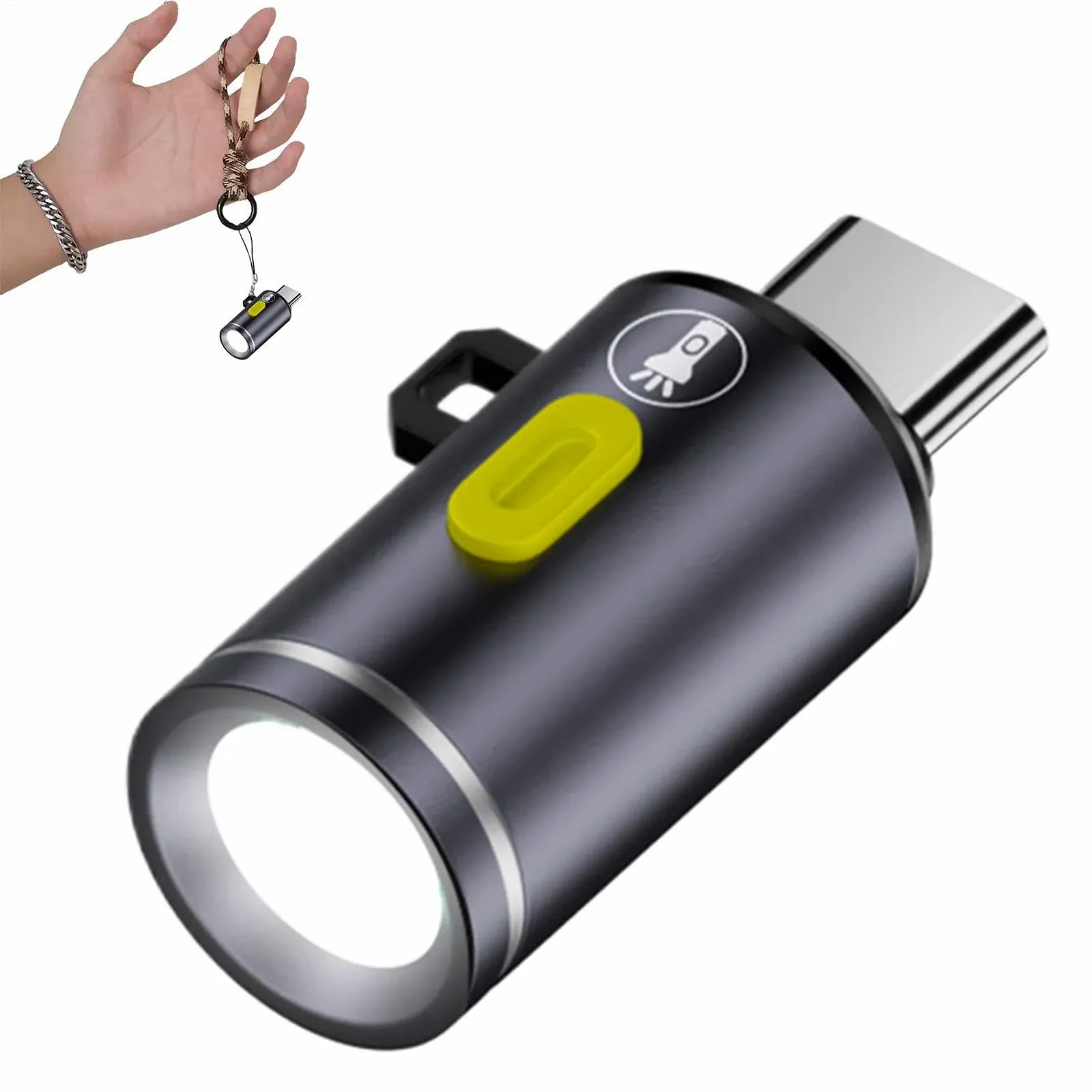 Светодиодный фонарик для активного отдыха Generisch, фонарик для кемпинга, водонепроницаемые фонари для рыбалки - ручной сверхяркий светодиодный фонарик для кемпинга - пешего туризма, водонепроницаемое устройство наружного освещения, фото №9