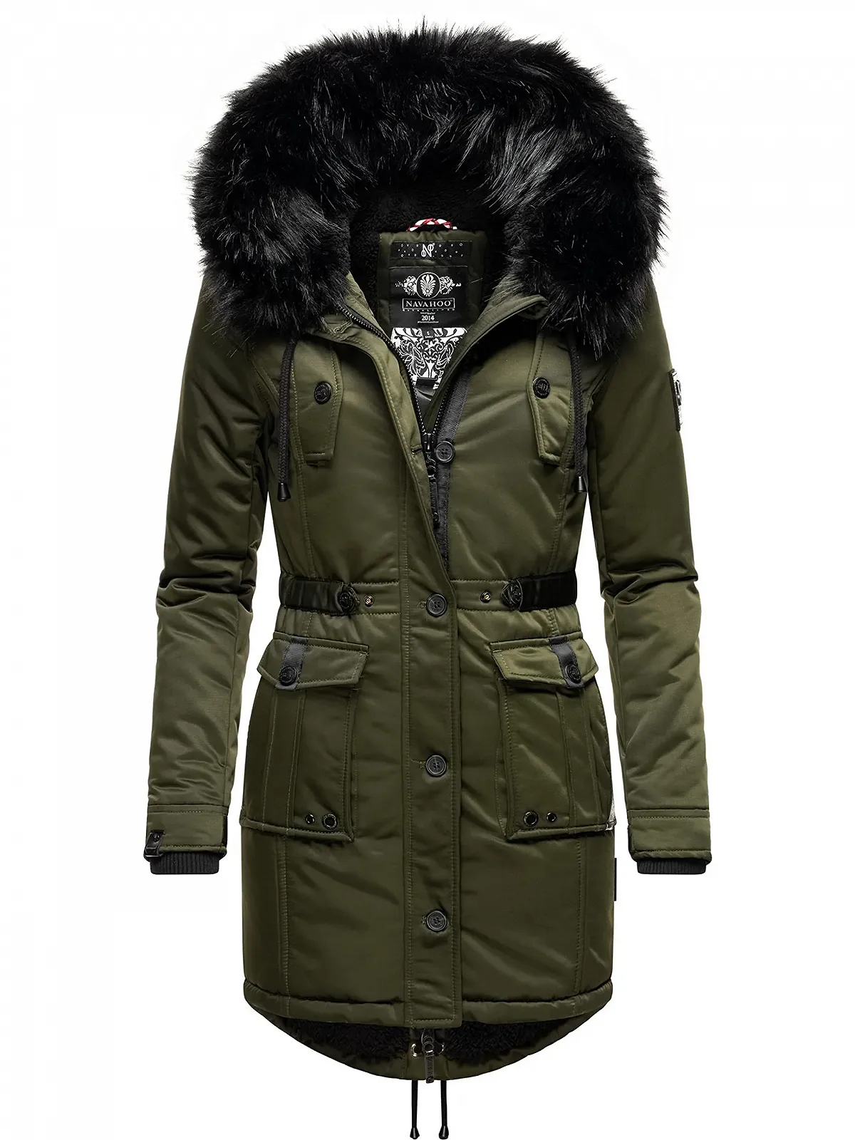 Жіноче зимове пальто Navahoo Luluna Prc, зимова парка зі знімним штучним хутром,, фото №1