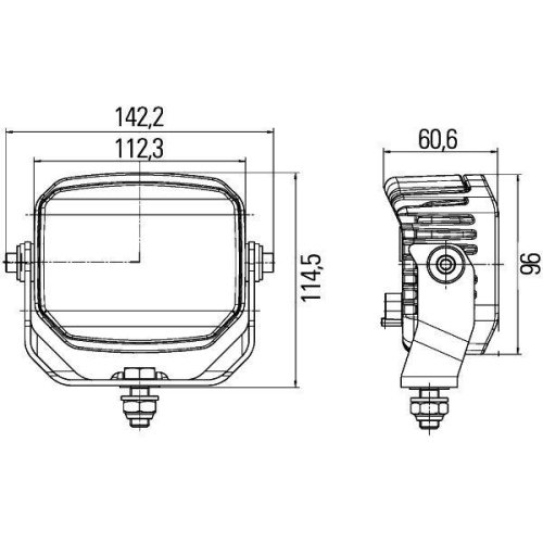 Робоча фара HELLA 1GA 996 288-021 для SANY, фото №3