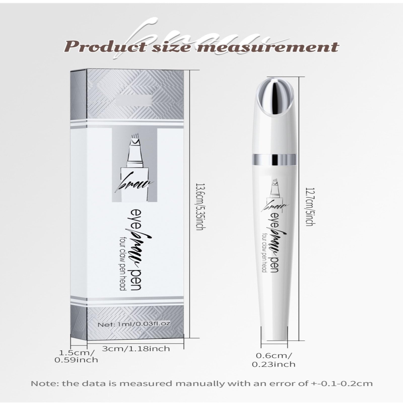 Карандаш для бровей Vierzackiger с резным узором и стойкой не размазывающейся формулой, 1 мл, цвет D, фото №6 Карандаш для бровей Vierzackiger с резным узором и стойкой не размазывающейся формулой, 1 мл, цвет D, фото №6