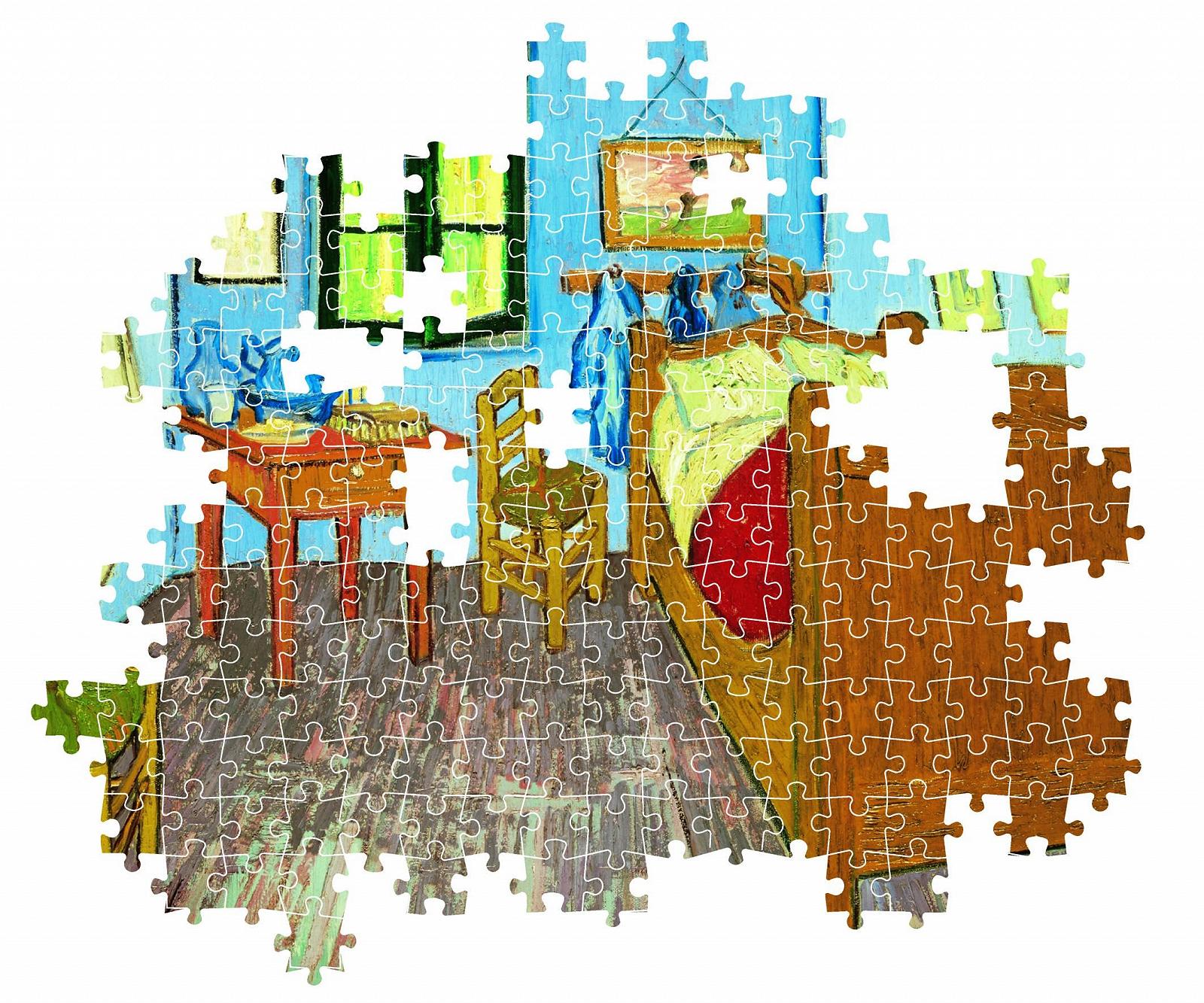 Пазл Clementoni Museum Collection 39616 Van Gogh - Bedroom in Arles 1000 елементів 69х50 см, фото №5