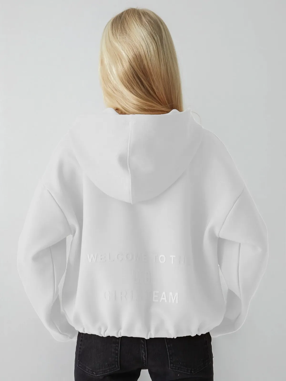 Толстовка LTB Jeans Henozo для дівчат, розмір 152 см, біла, фото №3