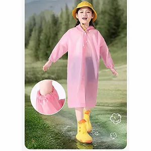 Детский дождевой плащ-пончо Многоразовый synthetic.ua - Фото 1