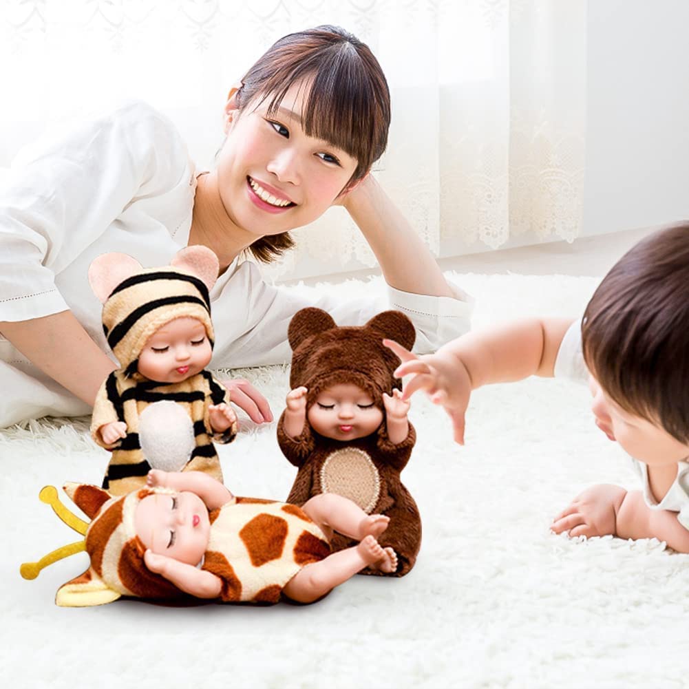 Кукла NGUMMS AA01 Mini Newborn Reborn Baby Mini Sleeping, фото №5
