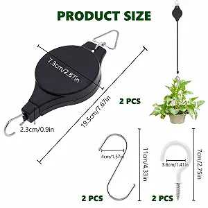 Кронштейн для подвесных корзин 2 шт. Регулируемый synthetic.ua - Фото 1