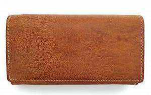 Кошелек Женский Jockey Club Toro Rustique Cognac Натуральная Кожа с RFID защитой Длинный Hunter Кожа, Коньяк synthetic.ua - Фото 1