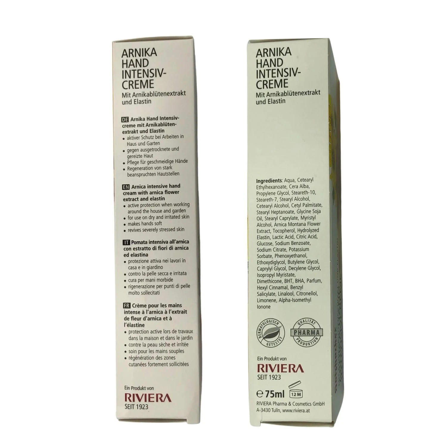 Крем для рук Rivera Arnica Intensive Без парабенов, 75 мл, фото №2