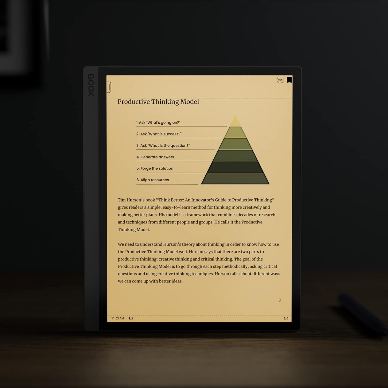 Електронна книга 10.3" 2К Onyx Boox Tab Ultra C 4/128Gb Android 11 6300 mAh Сіра, фото №4