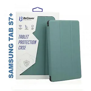 Чехол для планшета BeCover Smart книжка для Samsung Galaxy TAB S7 SM-T970 SM-T975 dark green 705227 - Фото 1