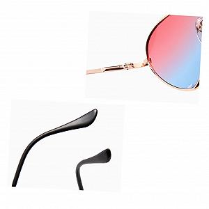 Сонцезахисні окуляри Серце Металева оправа Мода UV400 synthetic.ua - Фото 1