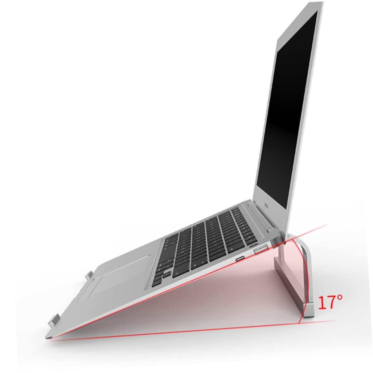 Підставка для ноутбука Vaguelly Aluminium Ергономічна Подвійна Арка Теплостійка Легка, фото №8