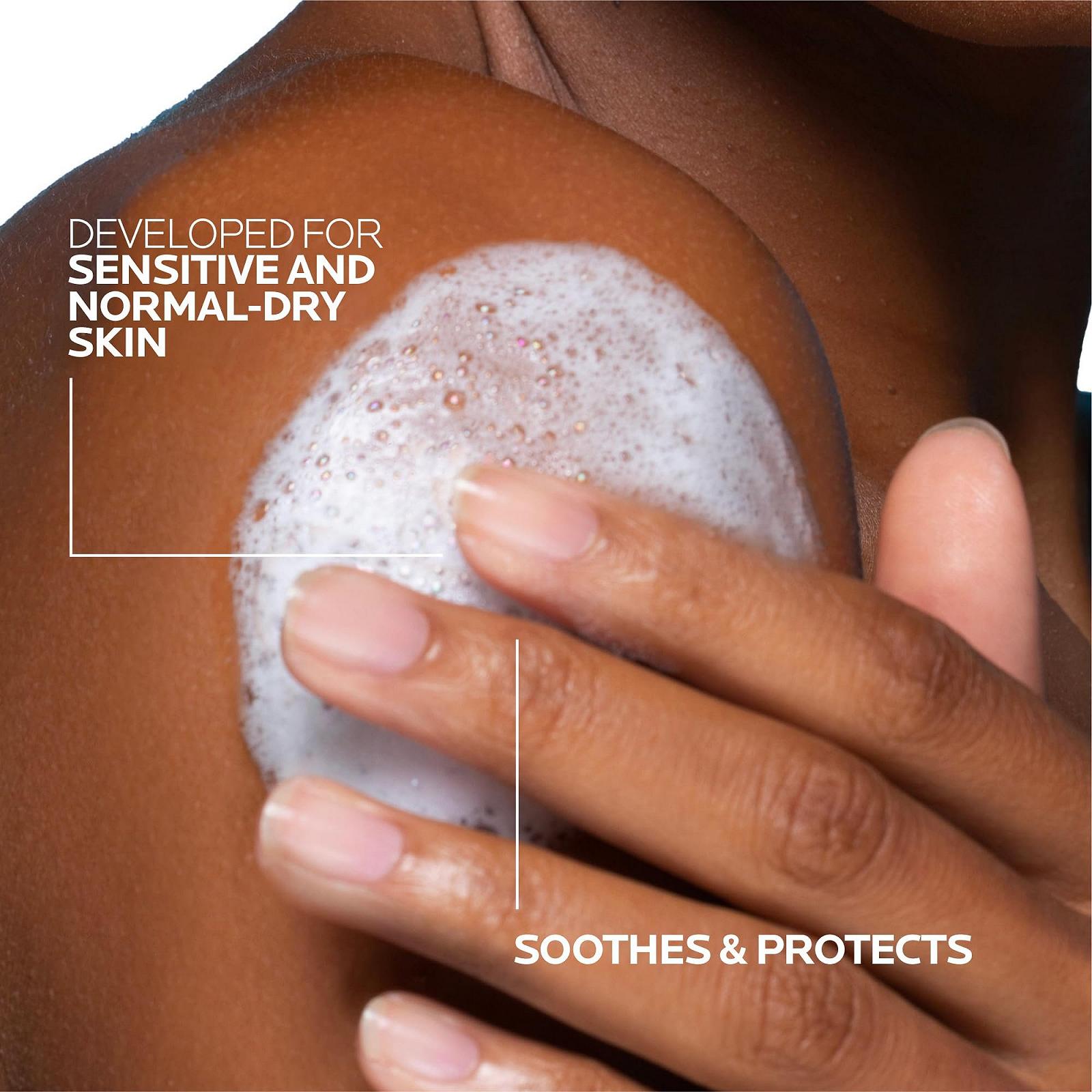 Гель для душа La Roche Posay Lipikar Gel Lavant успокаивающий для сухой и чувствительной кожи с ниацинамидом запасной блок 400 мл, фото №6