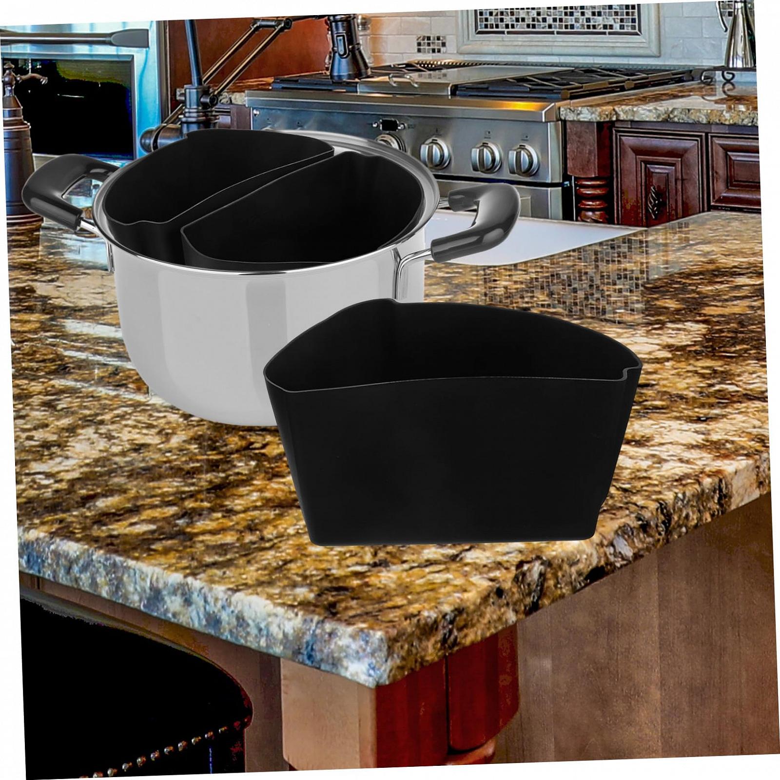 Чаша MUCKLILY Силикон 1 набор Кастрюля Силиконовая вставка Непроницаемая Вставки для медленного приготовления Черный, фото №3 Чаша MUCKLILY Силикон 1 набор Кастрюля Силиконовая вставка Непроницаемая Вставки для медленного приготовления Черный, фото №3