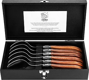 Ложка для супу Laguiole Style de Vie Luxury Line 6 шт. Pakka Wood - Фото 1