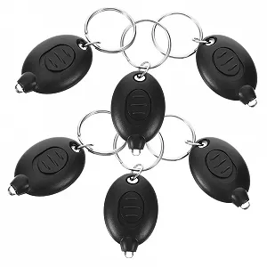 Ліхтарик-брелок ABS портативний маленький для кемпінгу, походів, надзвичайних ситуацій 6 шт. - Фото 1