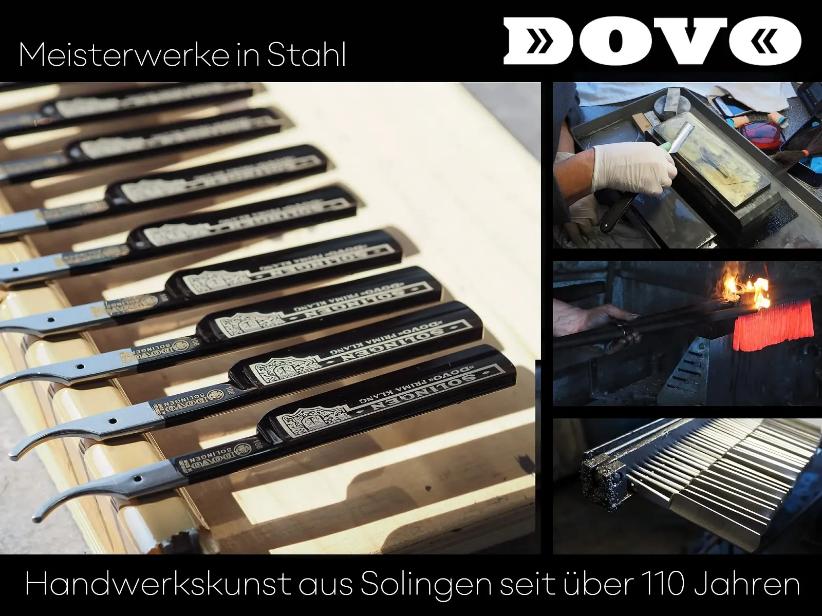 Опасная бритва Dovo Prima Ebony Черная 5/8 дюйма, фото №7