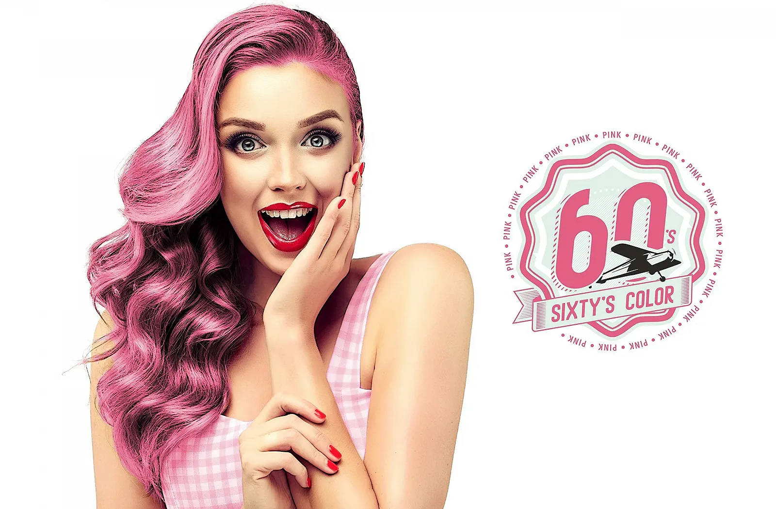 Напівперманентна фарба для волосся Sixty's Color Hairgum Рожевий 60 мл, фото №2 Напівперманентна фарба для волосся Sixty's Color Hairgum Рожевий 60 мл, фото №2