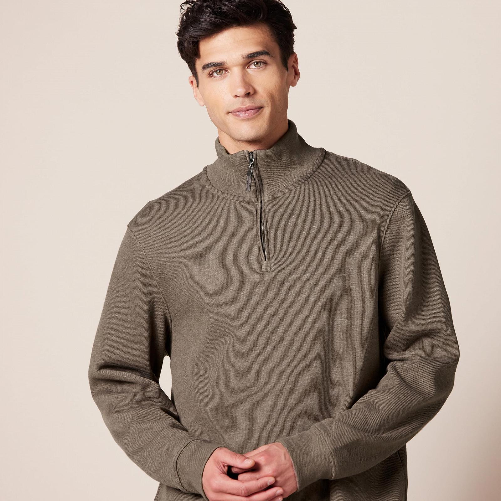 Джемпер чоловічий Amazon Essentials French Rib Quarter Zip, фото №4