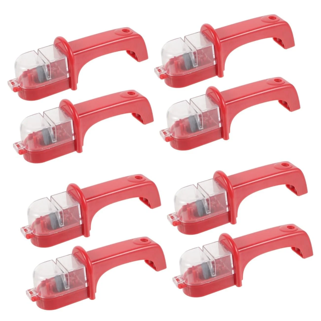 Точилка для ножей и ножниц TOYANDONA настольная металлическая Red, фото №1