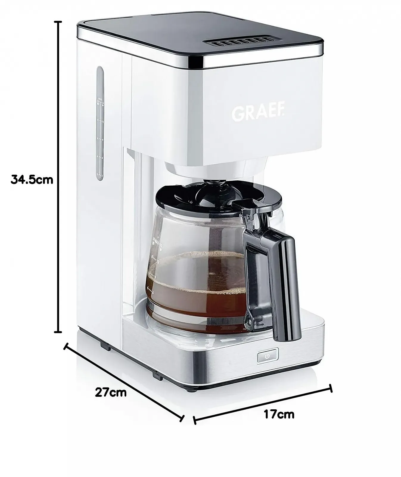 Кофеварка капельная Graef FK401 1.25 л Белая, фото №7