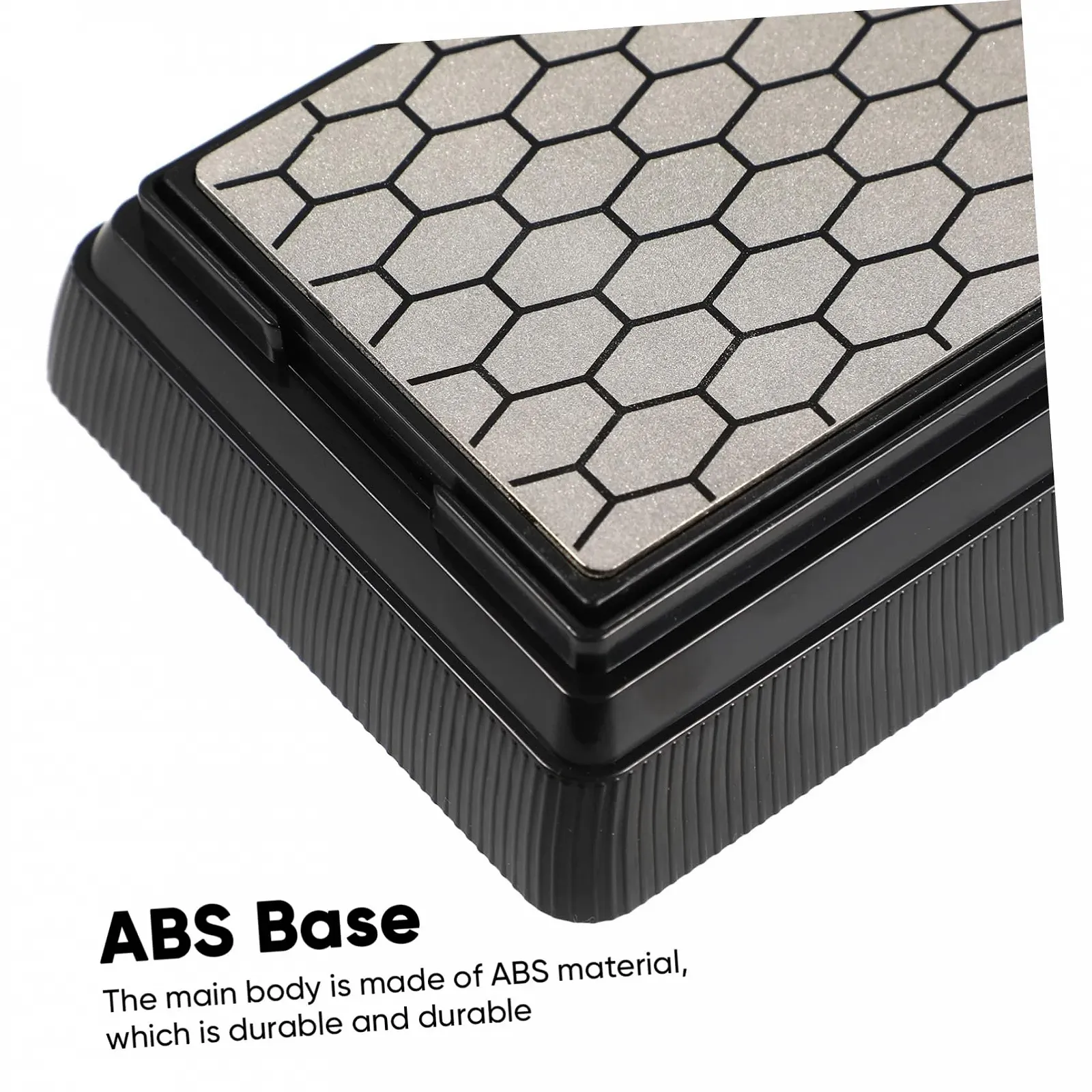 Точильний камінь Gadpiparty алмазний двосторонній з грубою та дрібною зернистістю нековзна основа портативний, фото №7