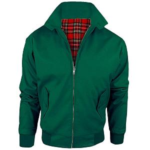 Куртка Harrington Спецодяг Дорослий Harrington Куртка Пальто Бомбер Класичний 1970-ті Ретро Mod Skin Скутер Тартанова Підкладка - Фото 1