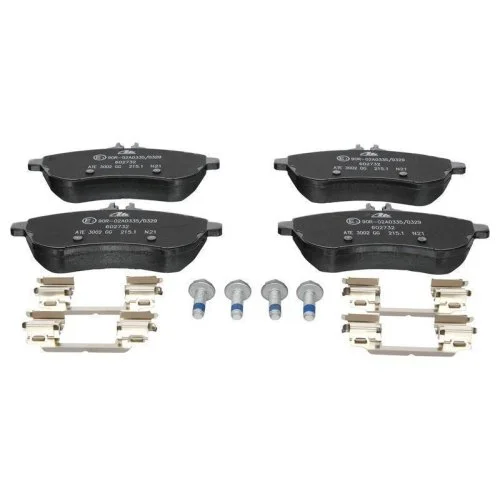 Комплект гальмівних колодок, дискове гальмо ATE 13.0460-2732.2 для MERCEDES-BENZ, передній міст, фото №2 Комплект гальмівних колодок, дискове гальмо ATE 13.0460-2732.2 для MERCEDES-BENZ, передній міст, фото №2