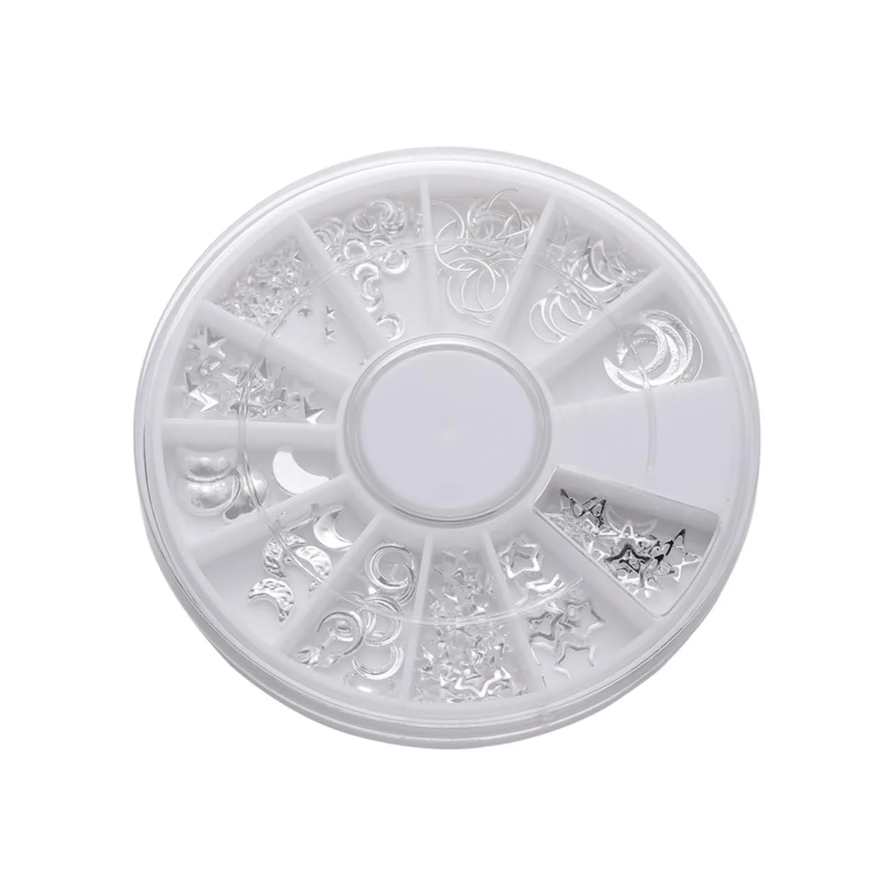 Металлические украшения для ногтей FRCOLOR 3 шт разных форм для натуральных и искусственных ногтей, фото №2 Металлические украшения для ногтей FRCOLOR 3 шт разных форм для натуральных и искусственных ногтей, фото №2