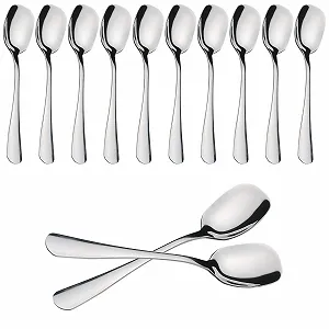 Ложка для мороженого 145 x 3 см, полированная нержавеющая сталь 18/0 - Фото 1