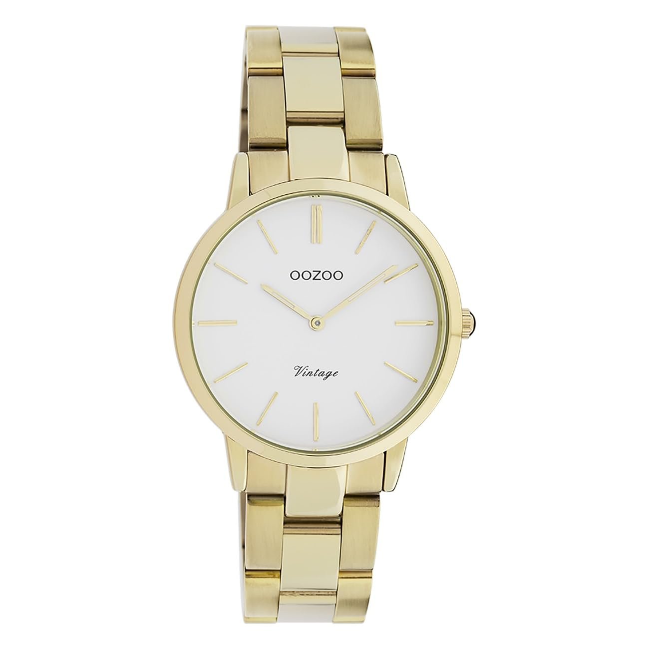 Часы Oozoo Винтаж Женские C20046 Белый / Золотой, фото №1