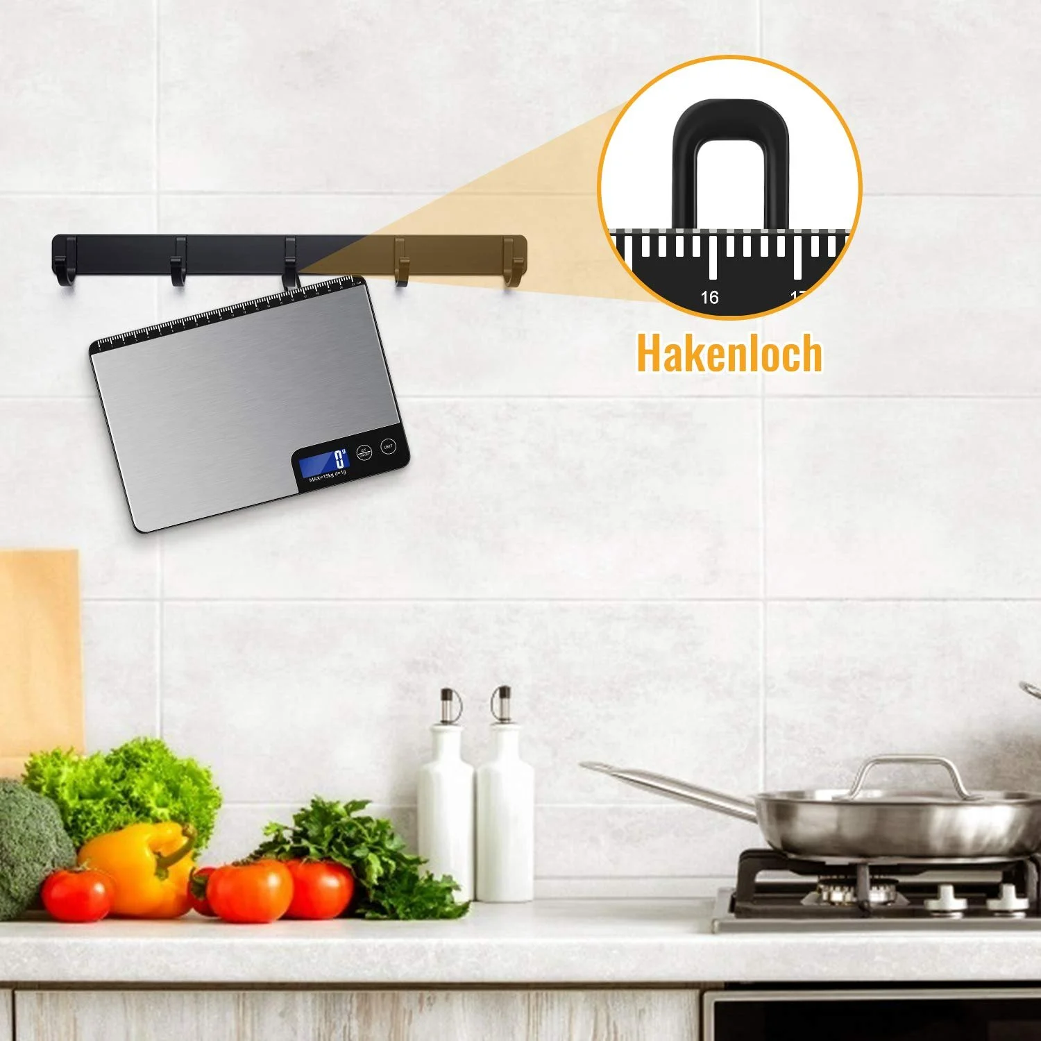 Кухонні ваги Diyife Professional Digital Electronic Scale 15 кг Stainless Steel, фото №8 Кухонні ваги Diyife Professional Digital Electronic Scale 15 кг Stainless Steel, фото №8